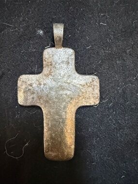Silpada Silver Cross Pendant - Textured Finish